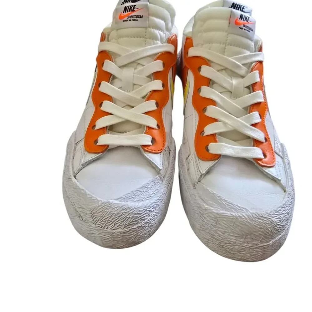 Nike Blazer Low x Sacai Magma Orange Sneaker Mens 7